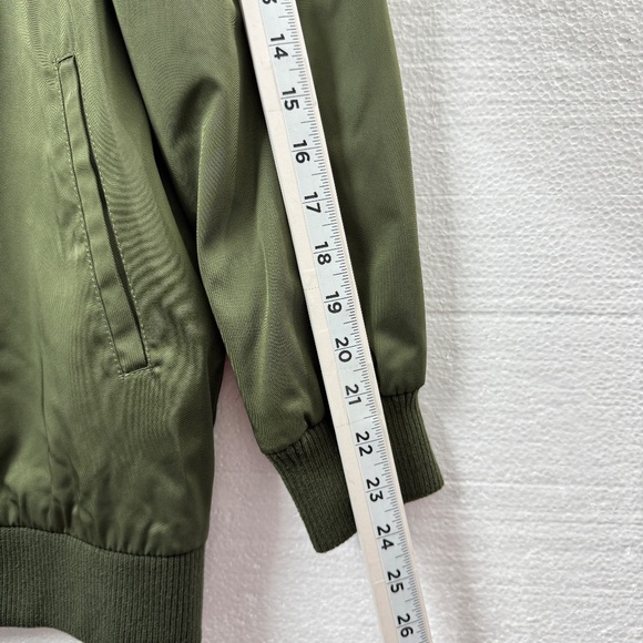 Bernardo Mens Olive Green Bomber Jacket Lightweight Small Jacket Casual Cargo - Picture 8 of 10